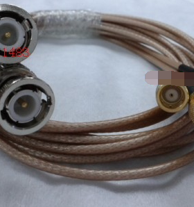 射频SMB-BNC/KJ同轴75欧2M终端线 高频SMB母转BNC公RF视频RG179线