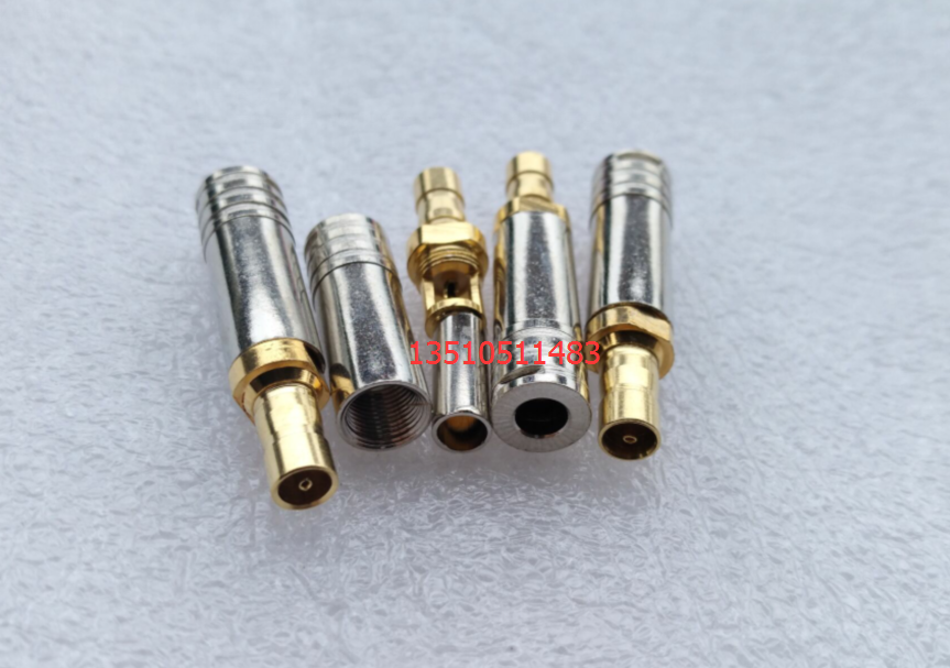 CC3-K-2终端机2M射频DDF跳线头 CC3母75-2-2同轴2兆高频信号接头