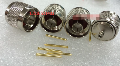 N-JB2高频同轴RG405微波插头 AP射频N公半柔半钢50-2馈线信号接头