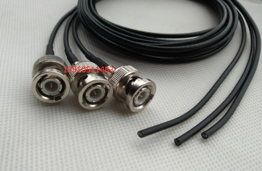 BNC公单头柔软RG174射频连接线