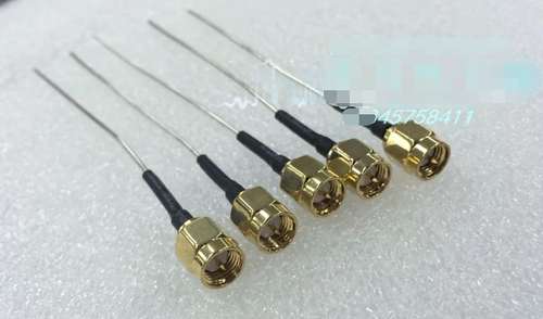 铜管半钢SMA-JB-1射频线 高频SMA公单头SFT50-1超细AP信号测试线
