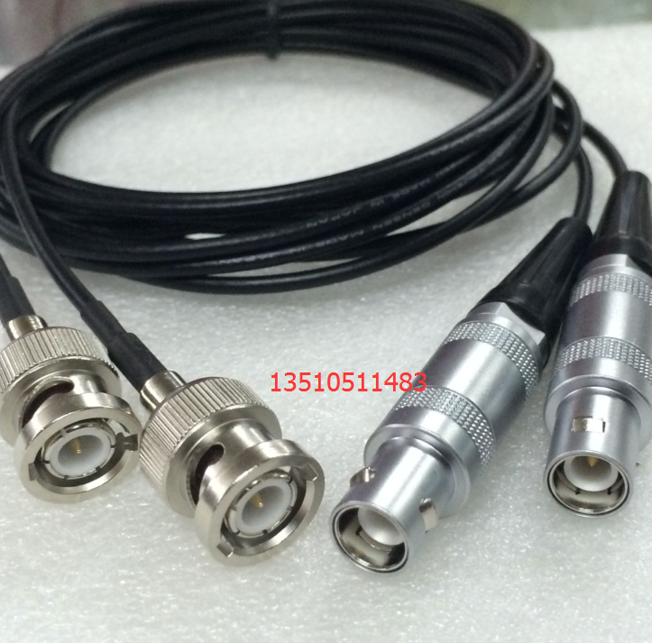 1S C9转BNC超声波射频跳线代替品 LEIMO单心航空头转BNC公信号线