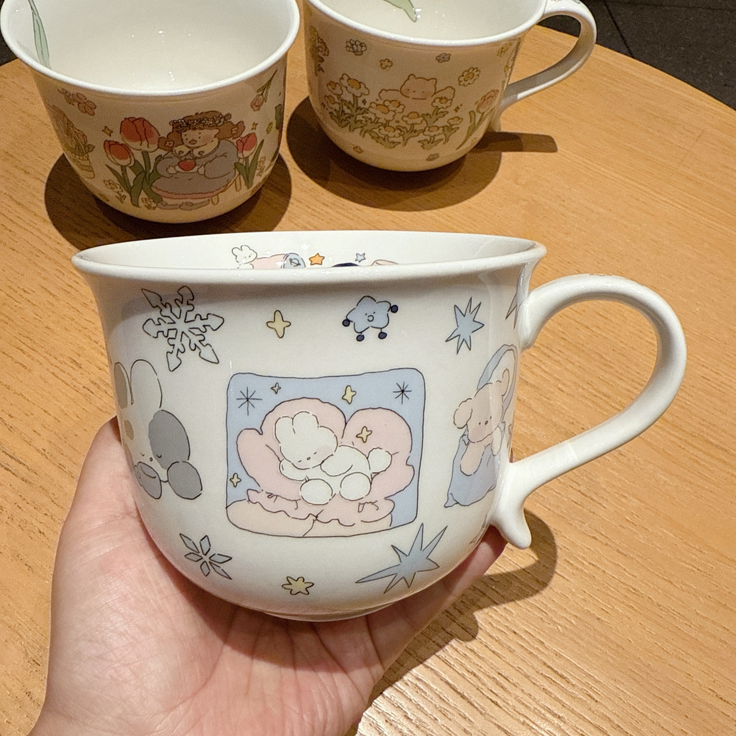 原创插画陶瓷大容量早餐杯礼物