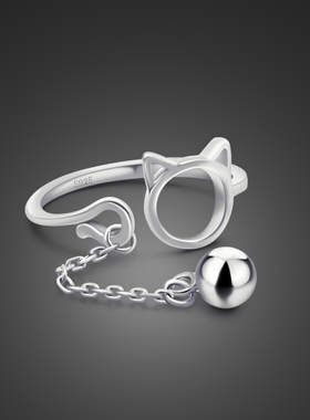 日韩风饰品情人节礼物刻字对戒