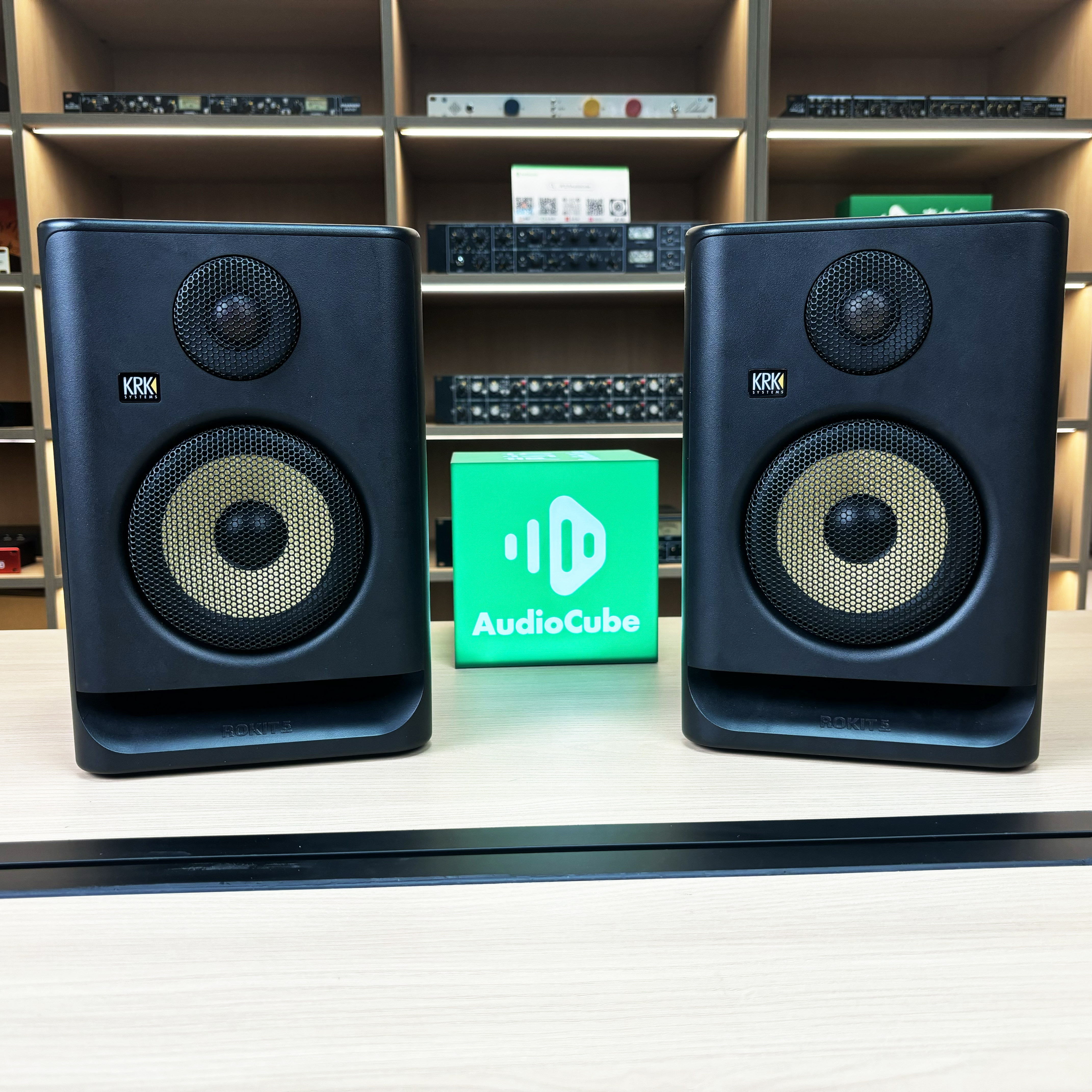 【二手】KRK 音箱新品RP5 G5 RP5专业DJ音响hifi桌面电脑有源音箱