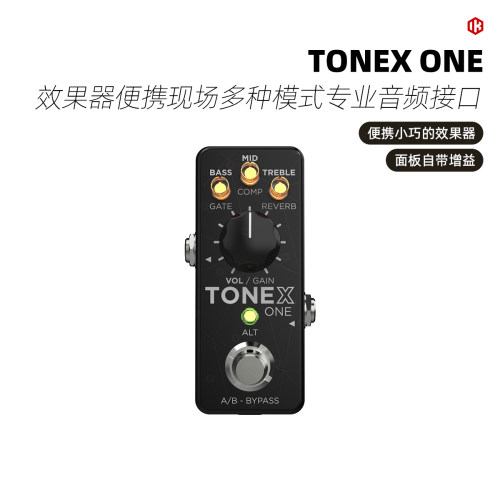 IK TONEX ONE多功能吉他贝斯效果器便携现场多种模式专业音频接口