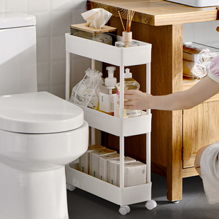 厨房置物架落地多层窄缝冰箱侧收纳架缝隙夹缝架多功能靠墙储物架