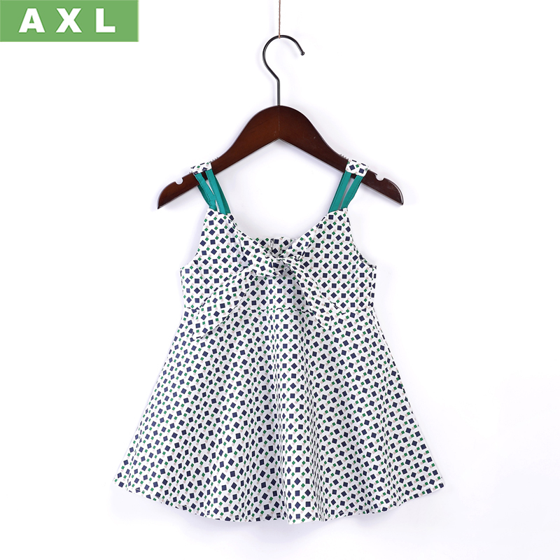 AXL小童時尚薄款裙子1-4歲女童韓版吊帶洋氣公主裙寶寶連衣裙夏季