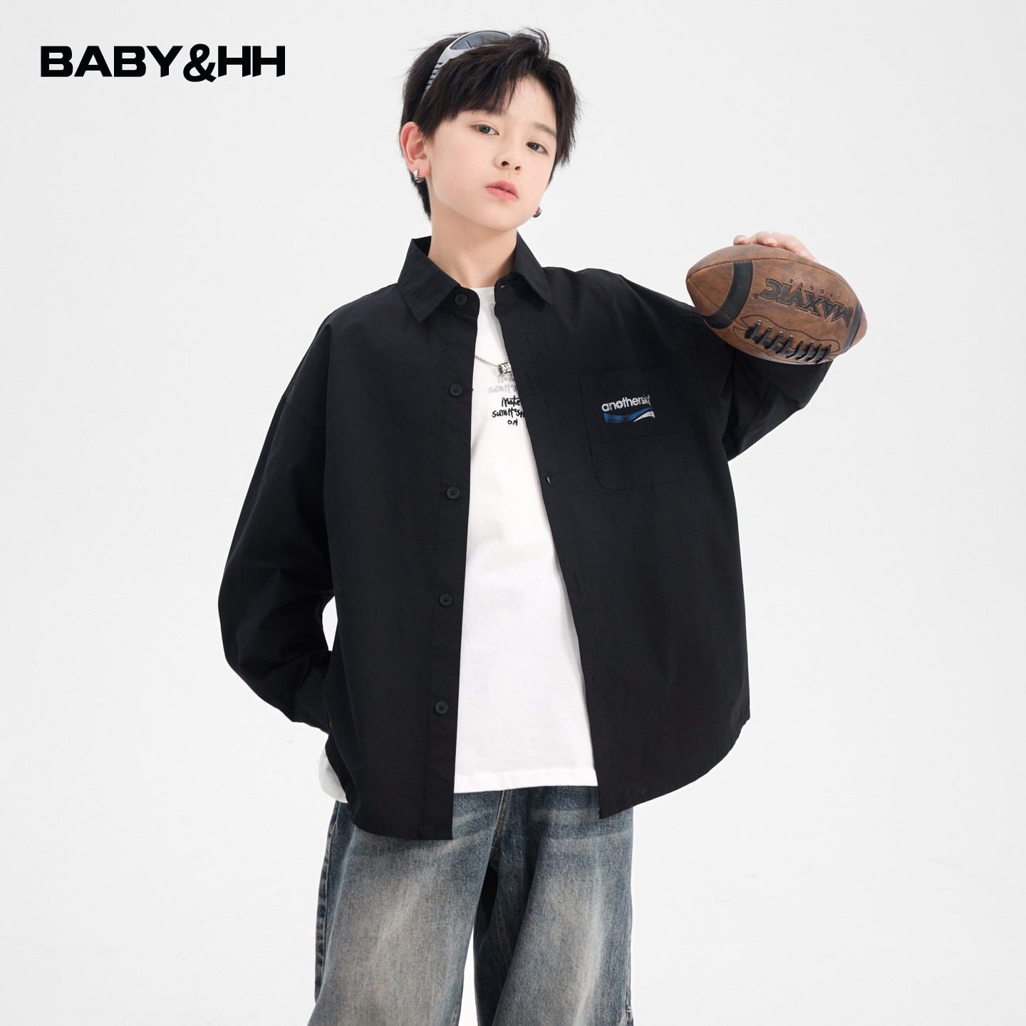 男大童春季高级感宽松长袖衬衫2026新款儿童男孩早春帅气衬衣外套,童装/婴儿装/亲子装,衬衫,淘宝优惠券,粉丝福利购,淘宝优惠卷