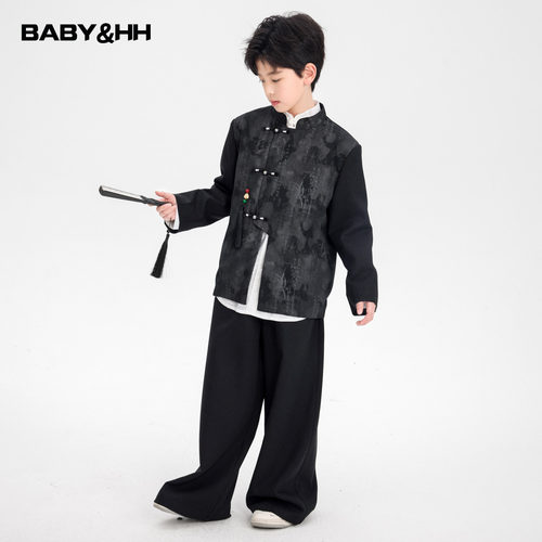 新中式国潮风高端汉服唐装三件套