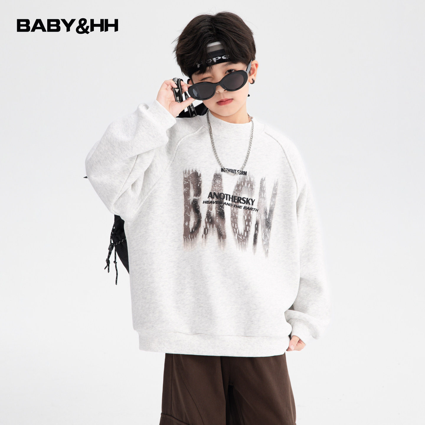 男童秋冬季韩范半高领加绒卫衣2025新款儿童男孩加厚运动宽松上衣,童装/婴儿装/亲子装,卫衣/绒衫,淘宝优惠券,粉丝福利购,淘宝优惠卷