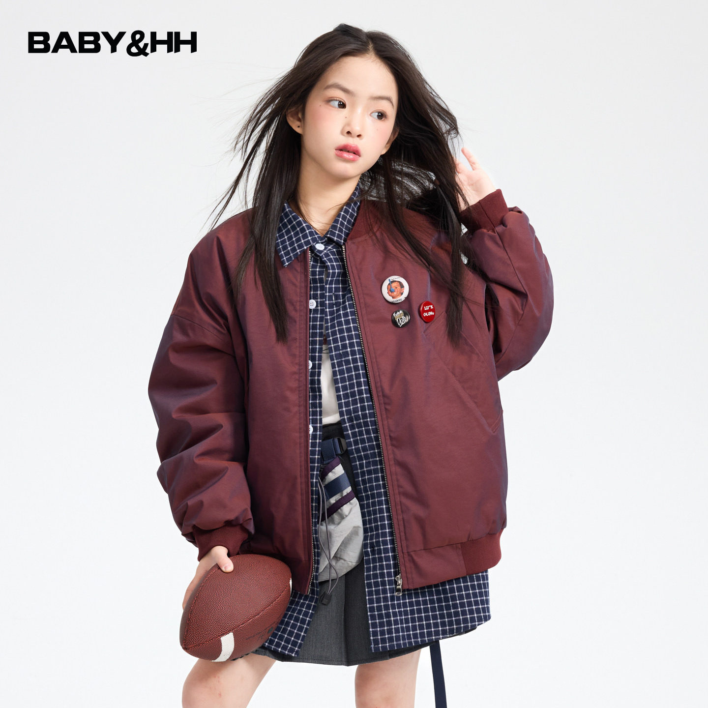 女童冬季洋气棒球服夹棉外套2025新款学生儿童加厚防水运动夹克潮,童装/婴儿装/亲子装,棉袄/棉服,淘宝优惠券,粉丝福利购,淘宝优惠卷