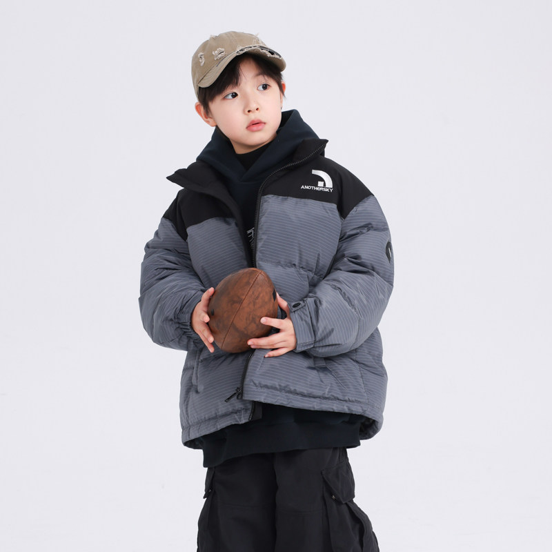 男童冬季韩系拼接90白鸭绒羽绒服2025新款儿童男孩冬装防风厚外套,童装/婴儿装/亲子装,羽绒服,淘宝优惠券,粉丝福利购,淘宝优惠卷