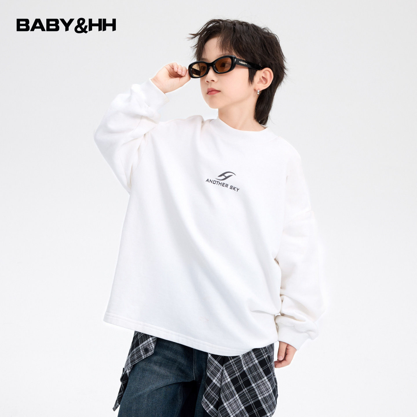 男童秋冬装韩范半高领加绒运动卫衣2025新款儿童白色宽松打底上衣,童装/婴儿装/亲子装,卫衣/绒衫,淘宝优惠券,粉丝福利购,淘宝优惠卷