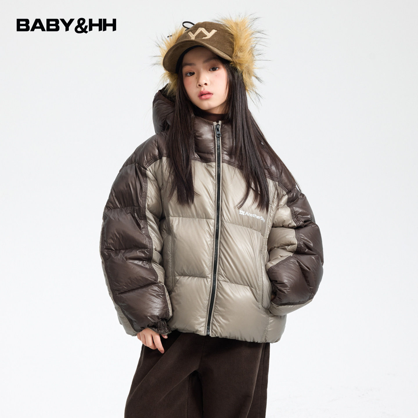 女童冬装90白鸭绒洋气面包羽绒服2025新款儿童连帽防水防寒外套潮,童装/婴儿装/亲子装,羽绒服,淘宝优惠券,粉丝福利购,淘宝优惠卷