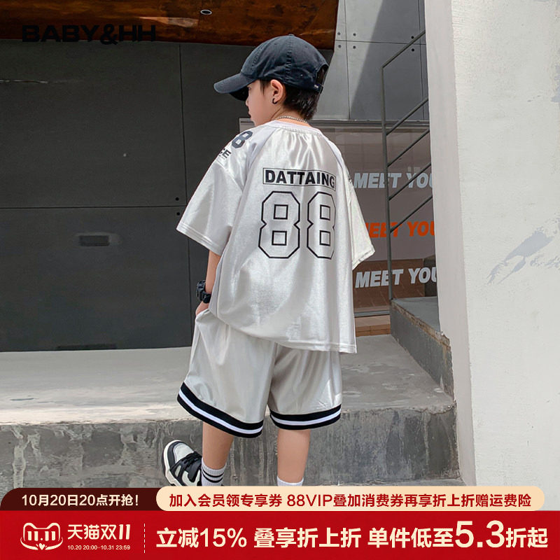 男童夏装速干篮球服运动套装2026新款中大儿童装夏季酷帅宽松衣服