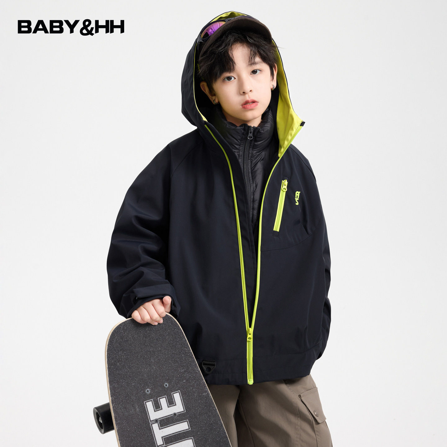 男童冬季撞色三合一防水冲锋衣羽绒服2025新款儿童免洗防寒外套潮,童装/婴儿装/亲子装,羽绒服,淘宝优惠券,粉丝福利购,淘宝优惠卷