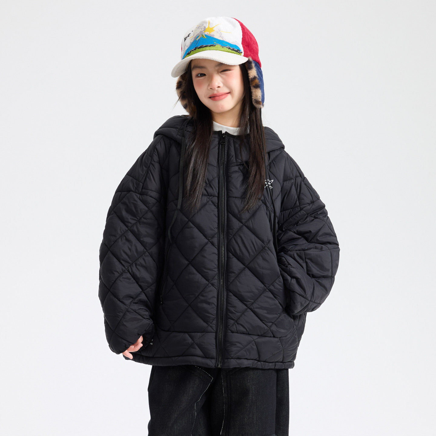 女童冬季洋气加厚棉服2026新款儿童女孩冬天时髦保暖棉衣夹棉外套