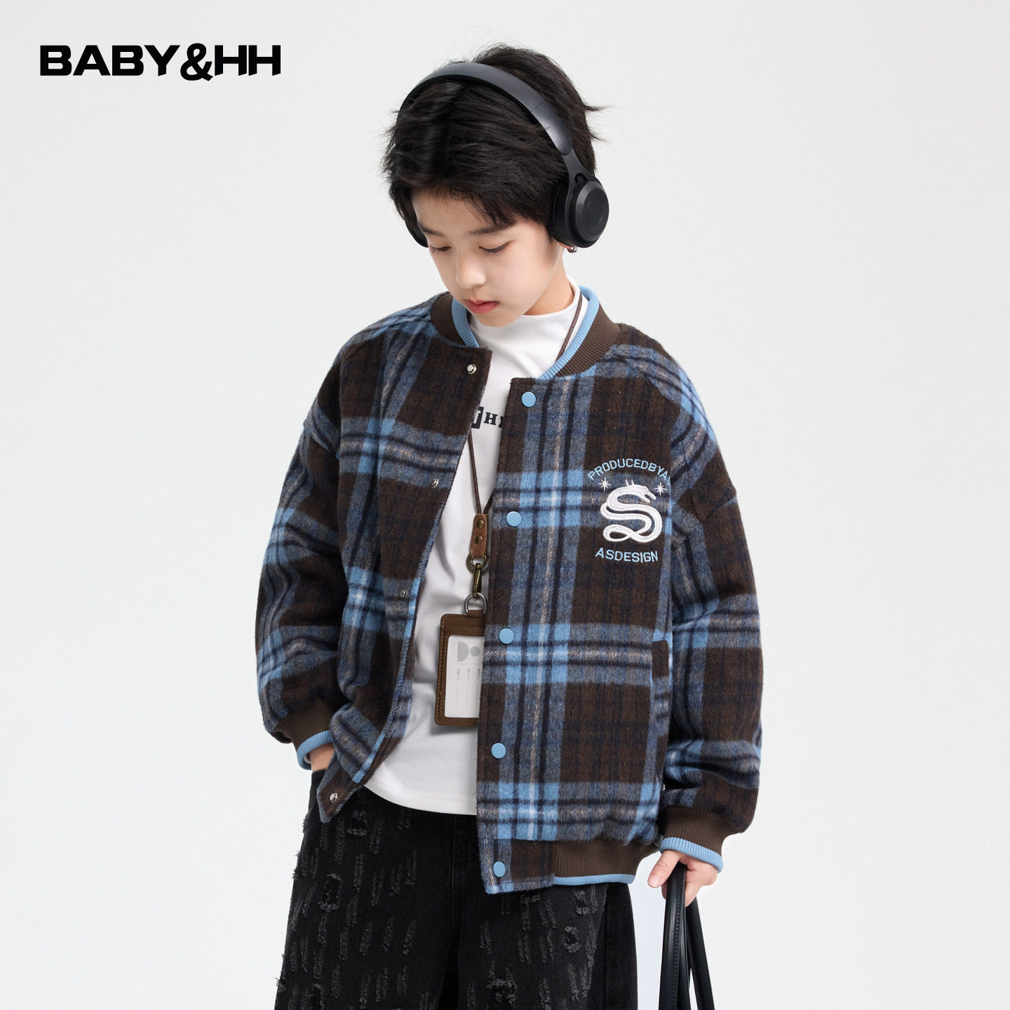 男童冬装韩范毛呢格子加厚棒球棉服2025新款青少年儿童棉衣外套潮,童装/婴儿装/亲子装,棉袄/棉服,淘宝优惠券,粉丝福利购,淘宝优惠卷