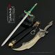 倚天屠龙记周边兵器张无忌屠龙刀漫画版 金属武器模型合金玩具摆件