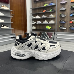 小总统慢跑鞋专柜正品休闲男女童学生跑步运动鞋旋转纽扣跑步鞋子