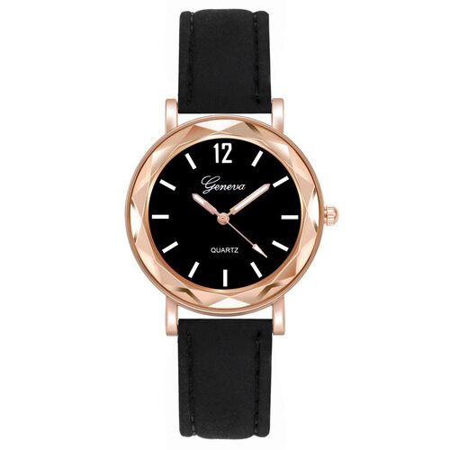 wish新款手表简约刻度磨砂皮带手表 女款石英表手表 女表Watches