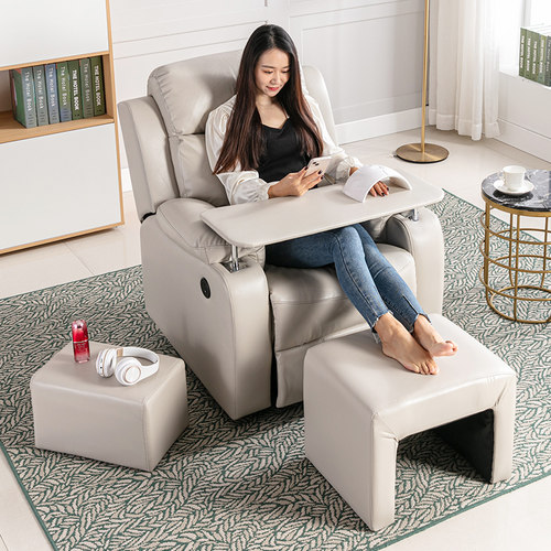 美甲美睫沙发电动多功能足疗躺椅