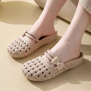 【设计款】包头拖鞋沙滩鞋女款夏百搭防滑洞洞鞋外穿凉拖勃肯鞋