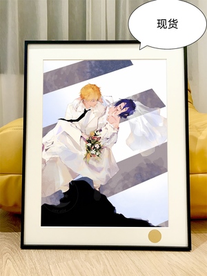 星空花嫁蕾塞reze链锯人蕾塞篇Chainsaw Man电次玛奇玛帕瓦装饰画