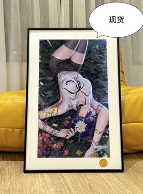 星空花丛蕾塞reze电链锯人蕾篇Chainsaw Man电次玛奇玛帕瓦装饰画