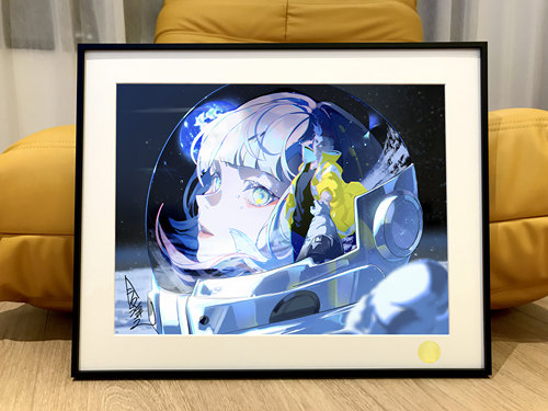 一起去月球Lucy赛博朋克边缘行者Cyberpunk马丁内斯动漫装饰画