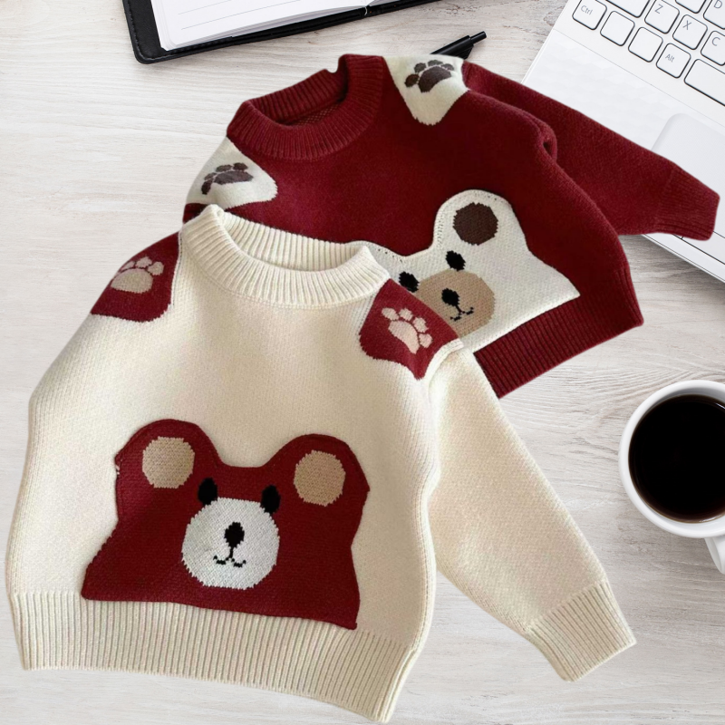 男童毛衣秋冬季新品加绒潮流爆款