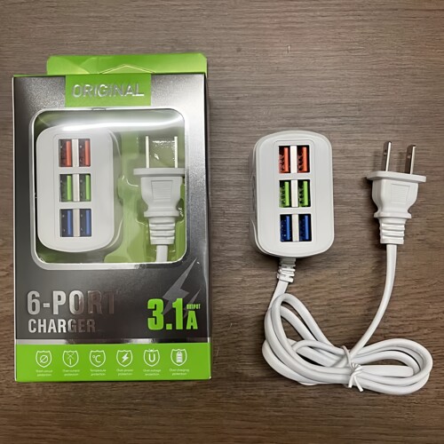 多口USB智能充电器6口充电头