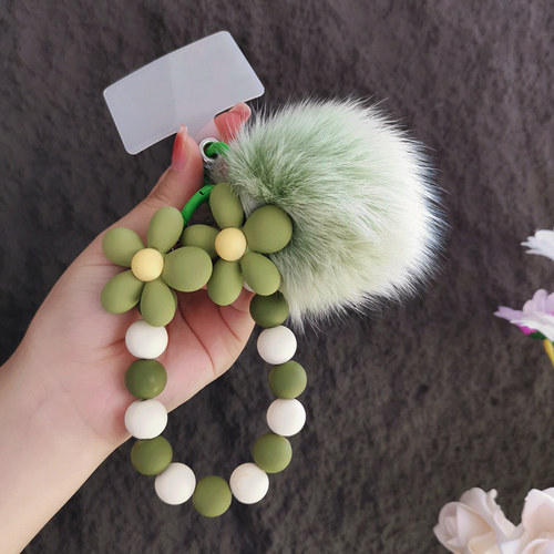 珍格链子毛球挂坠结实耐用