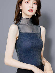 蕾丝假领子女百搭假领高档毛衣内搭薄纱背心立领打底万能领子神器