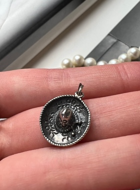 Amy’s 欧美古董首饰S925纯银吊坠银饰可爱手工银饰吊坠中古饰品