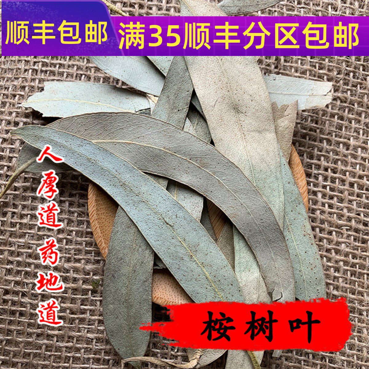 中药材 桉树叶 蓝桉叶 50克 可打粉 满包邮