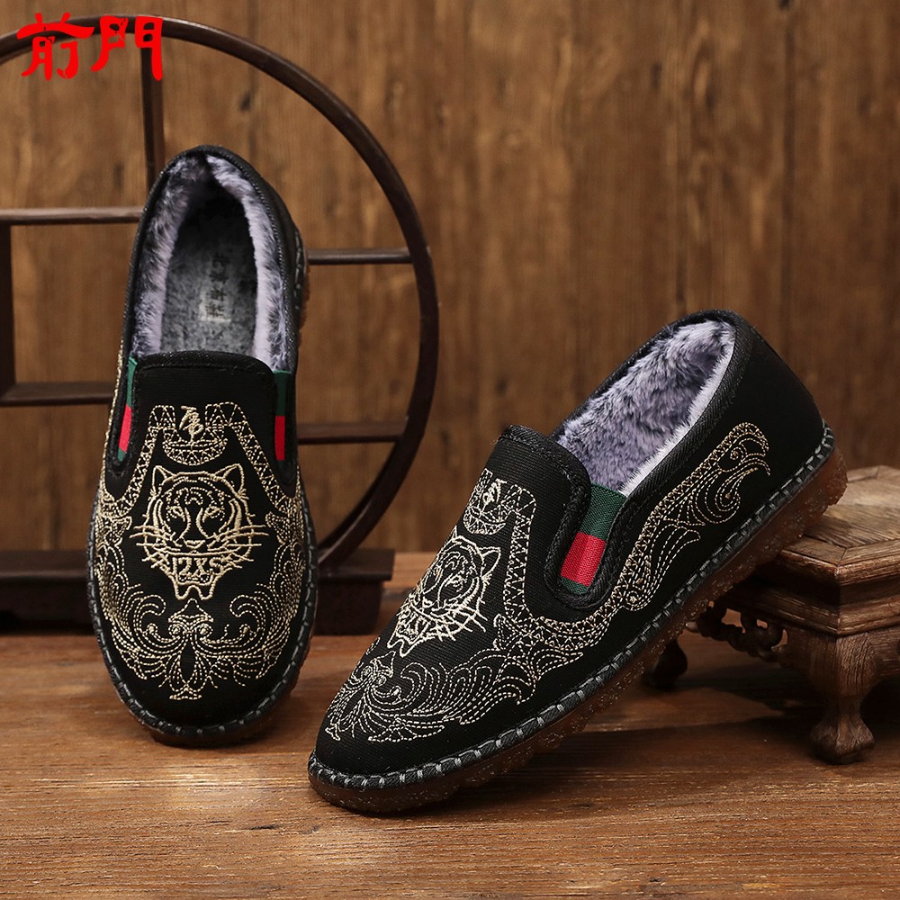 正宗老北京前门加绒虎头棉鞋