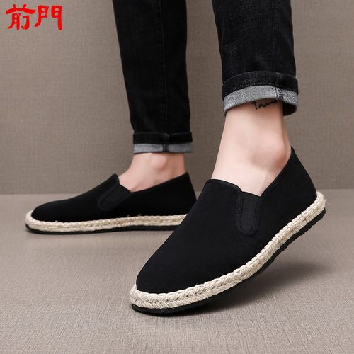 棉麻透气中式百搭四季单鞋透气