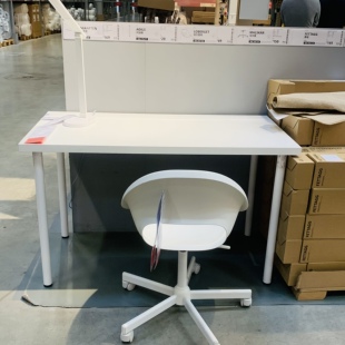宜家正品国内代购利蒙/阿迪斯白色办公桌学习桌电脑桌餐长120宽60