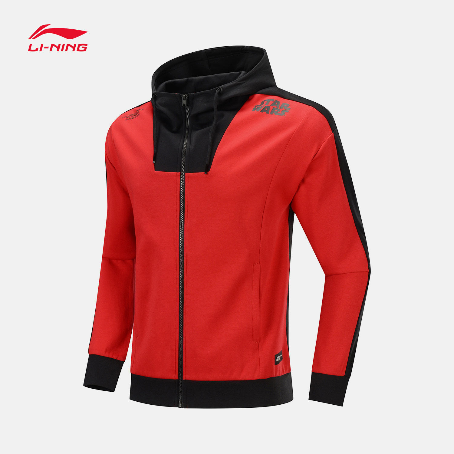 Lining Disney Star Wars Jointly 2019 new pattern Cardigan Long sleeve Hooded knitting Sportswear AWDP253in the Sportswear/Casual Clothing , Sports Sweater/Pullover  category - from Buy2taobao.com to provide professional Taobao agent buy service