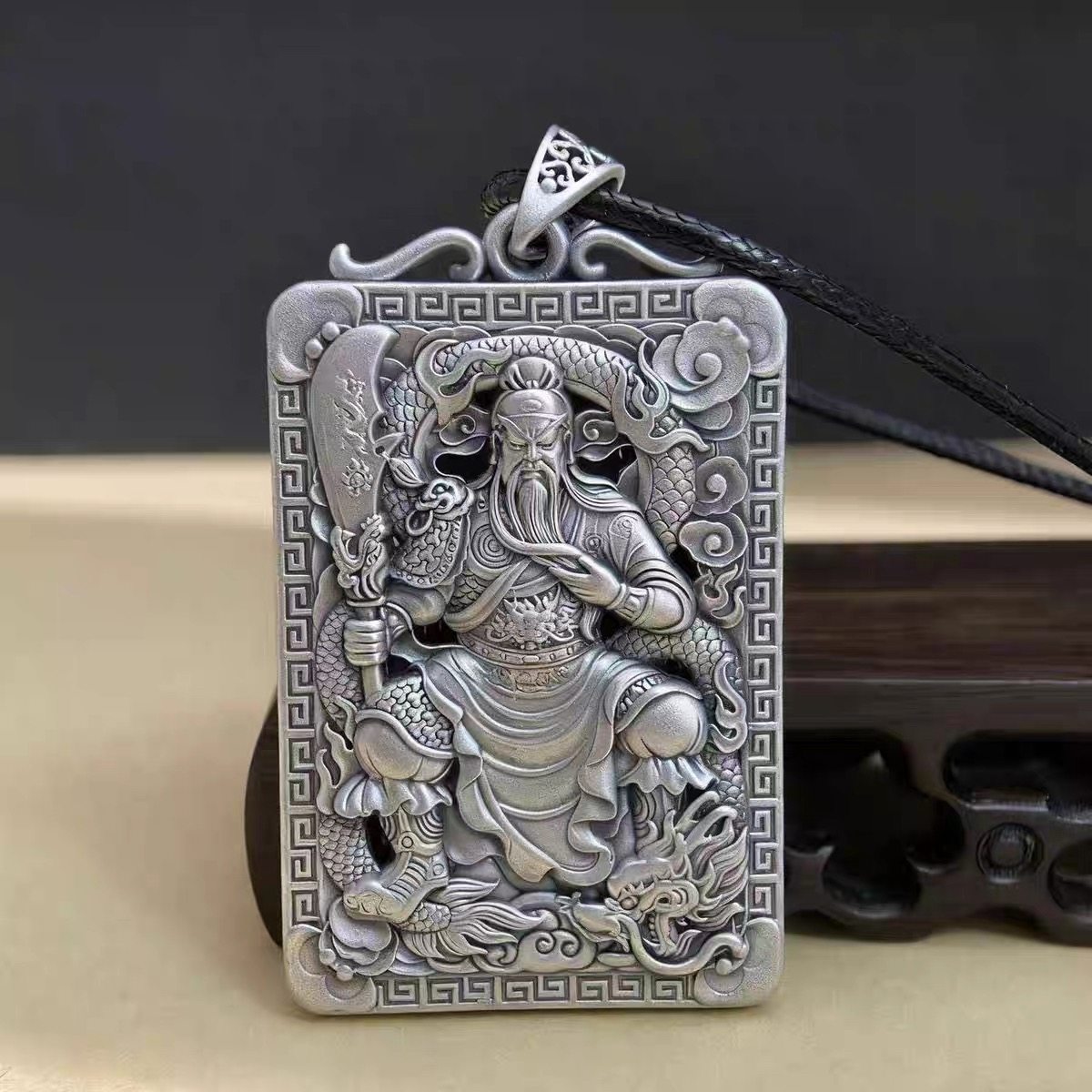 999纯银关公吊坠项链男士潮复古时尚个性霸气实心项坠送男生礼物,饰品/流行首饰/时尚饰品新,银饰吊坠,淘宝优惠券,粉丝福利购,淘宝优惠卷