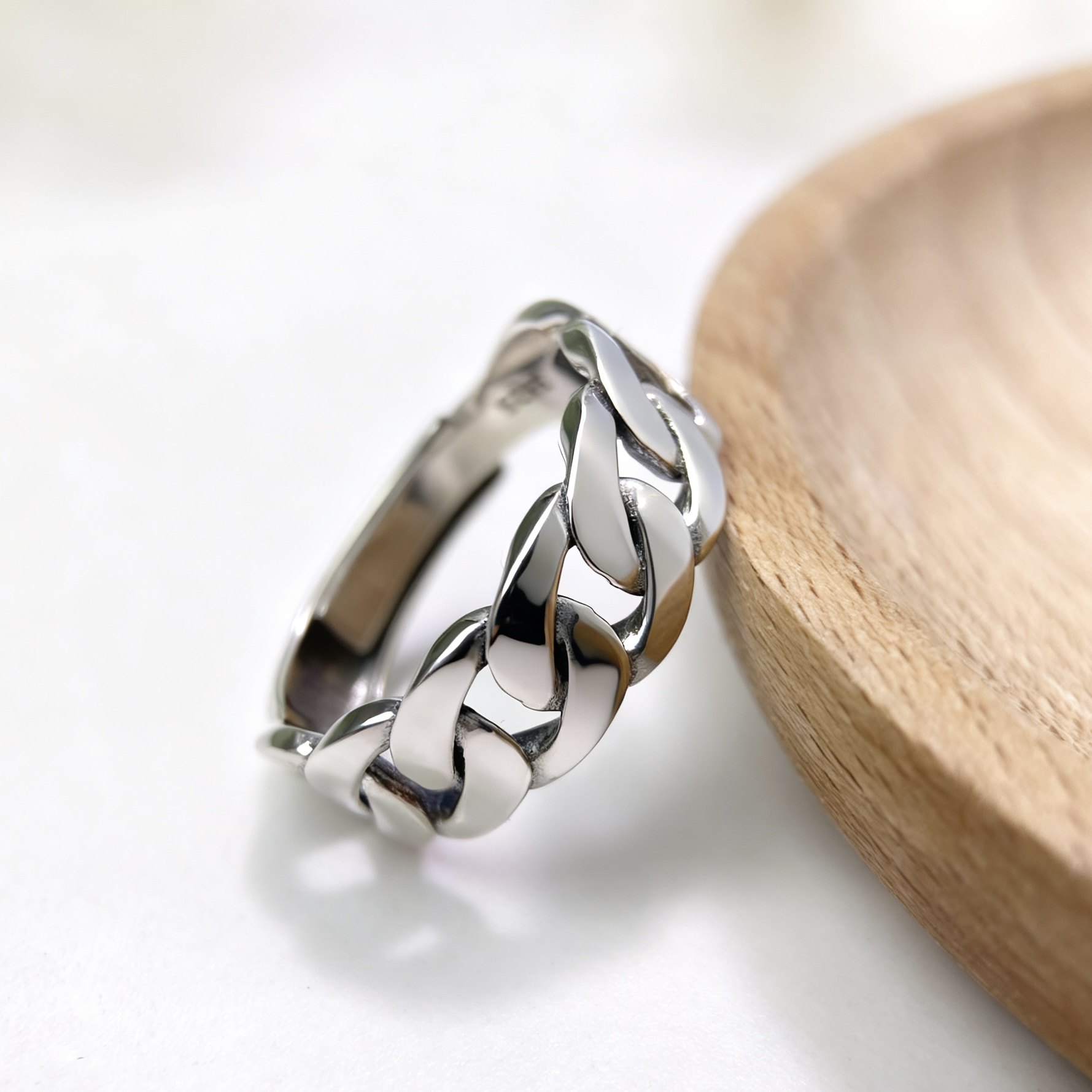 纯银925麻花编织戒指开口可调节男士女款情侣对戒链条食指指环,饰品/流行首饰/时尚饰品新,银饰戒指,淘宝优惠券,粉丝福利购,淘宝优惠卷