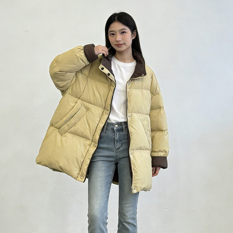 300斤胖mm大码撞色拼接立领棉衣女学院风宽松面包服加厚棉服外套,女装/女士精品,大码棉服,淘宝优惠券,粉丝福利购,淘宝优惠卷