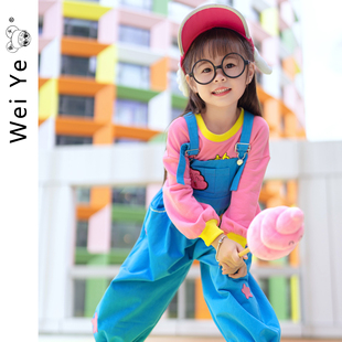 薇爷原创【秋季阿拉蕾】女童宝宝秋装卫衣卡通休闲宽松长袖套装