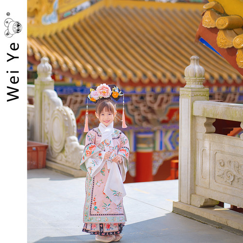 薇爷原创童装旗袍旗装