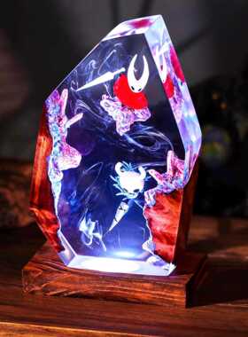 空洞骑士Hollow Knight环氧树脂摆件床头小夜灯氛围灯朋友的礼物