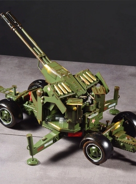 复古铁艺怀旧老物件迫击炮高射炮坦克战车玩具橱窗展柜摆件礼物