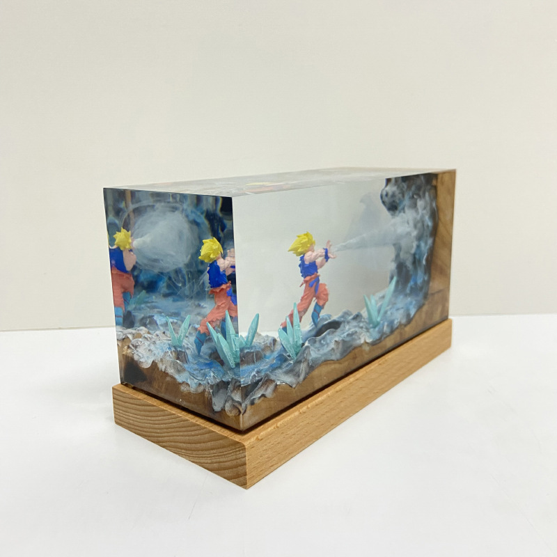 七龙珠孙悟空孙猴子贝吉塔手办雕像小夜灯床头灯氛围灯摆件礼物