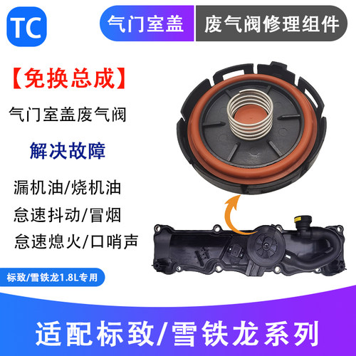 标致408C4L1.8气门室盖废气阀